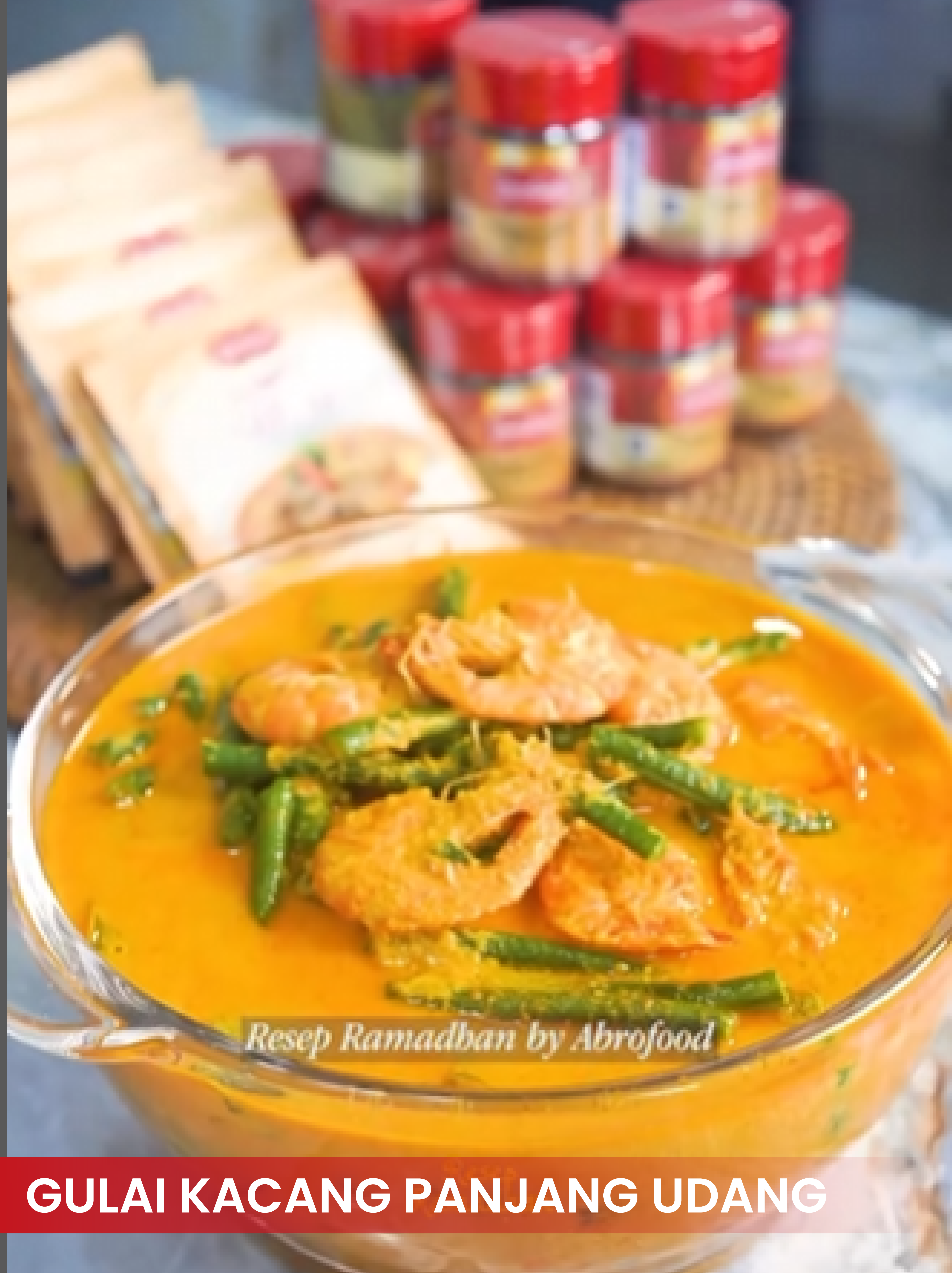 Gulai Kacang Panjang Udang